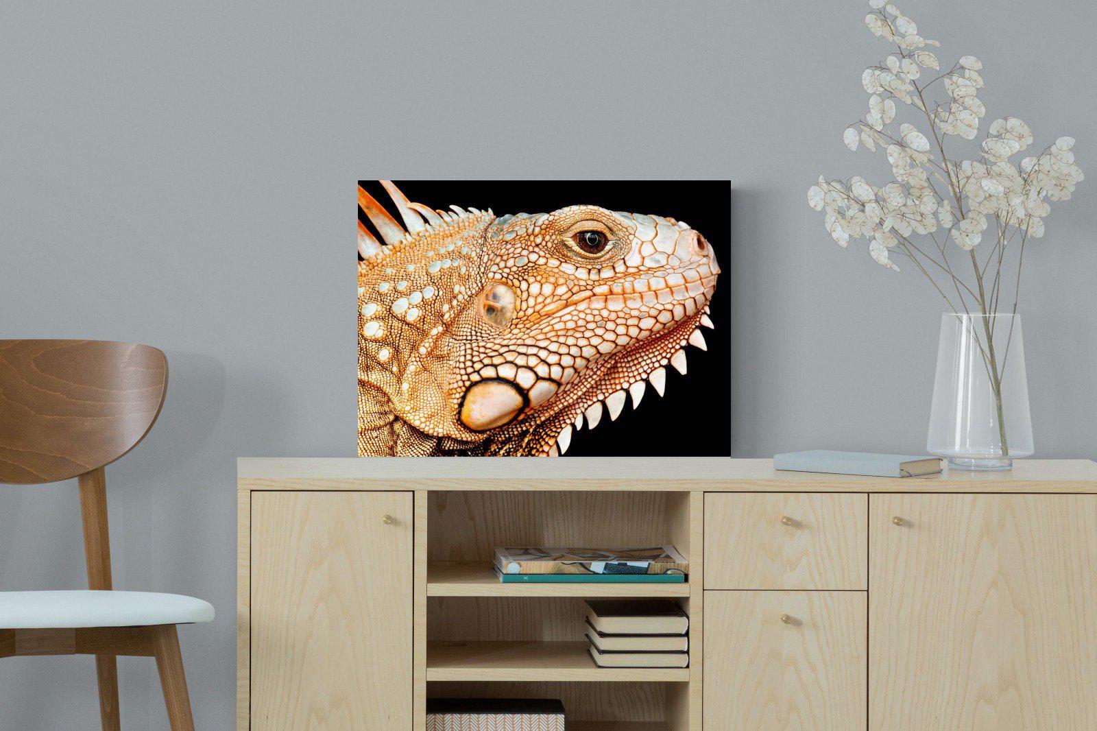 Bearded Dragon-Wall_Art-60 x 45cm-Mounted Canvas-No Frame-Pixalot