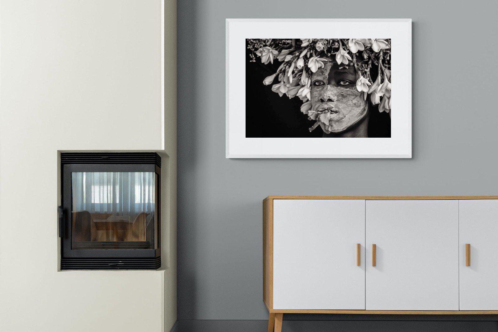 Beautification-Wall_Art-100 x 75cm-Framed Print-White-Pixalot