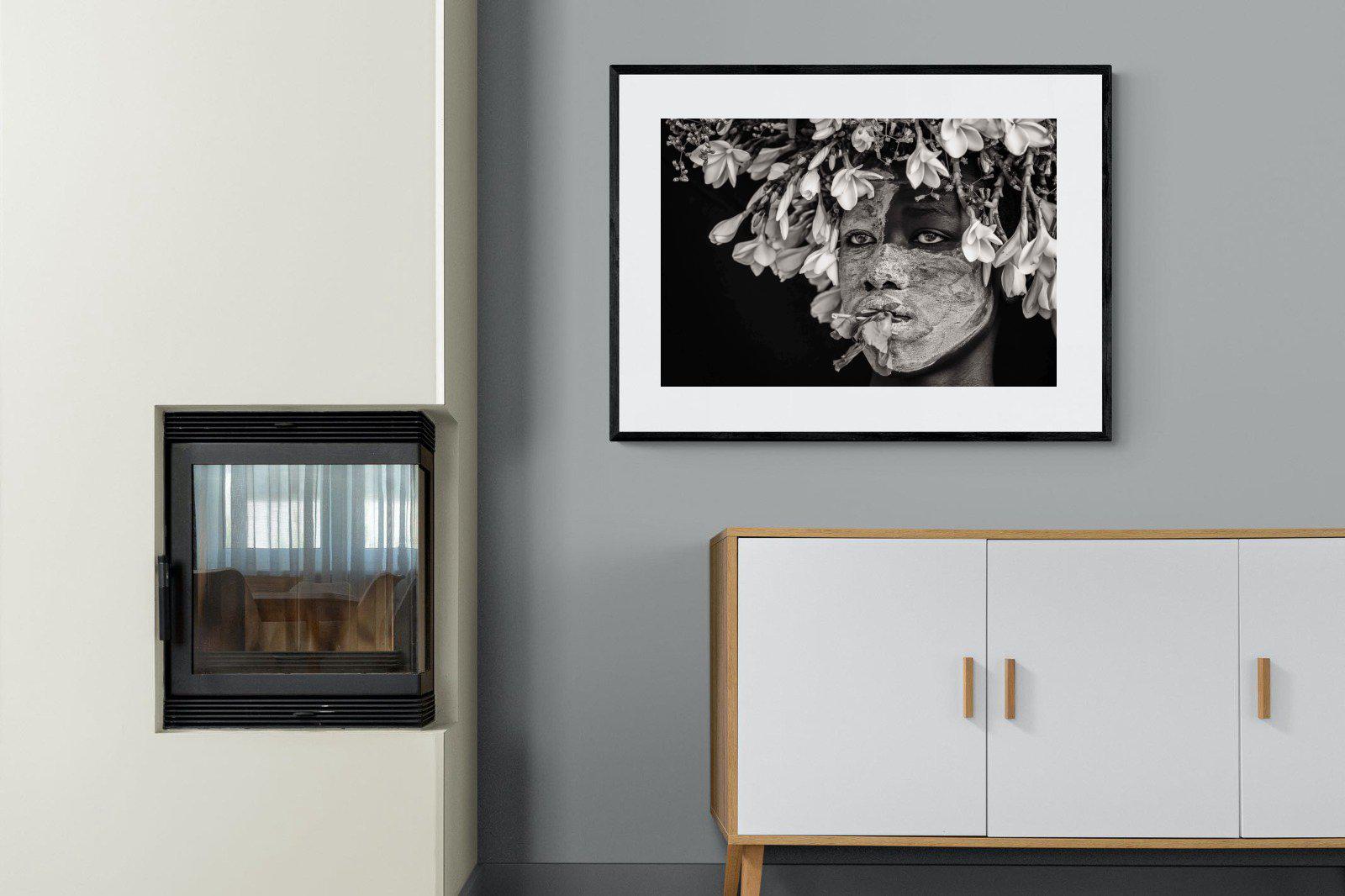 Beautification-Wall_Art-100 x 75cm-Framed Print-Black-Pixalot