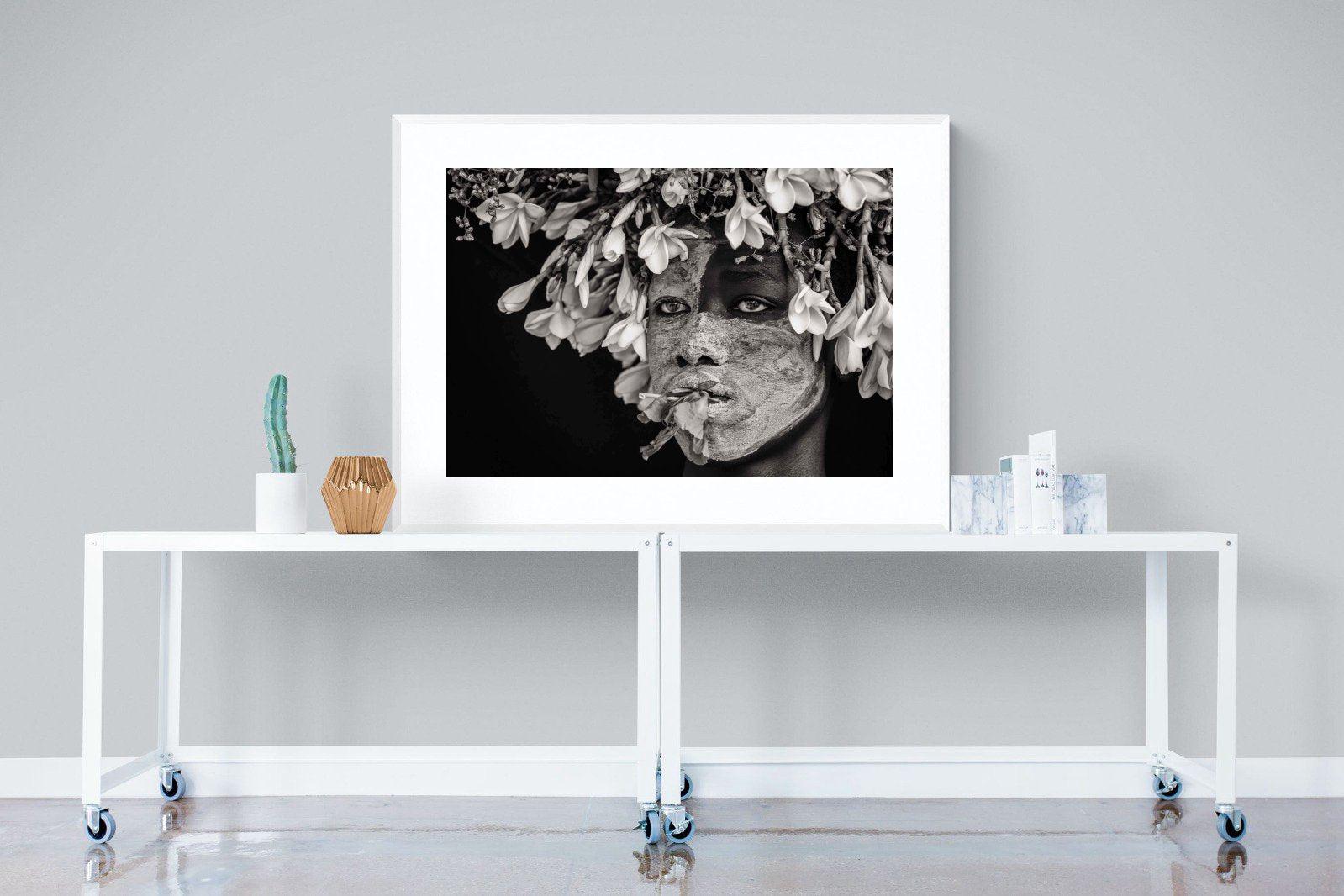 Beautification-Wall_Art-120 x 90cm-Framed Print-White-Pixalot
