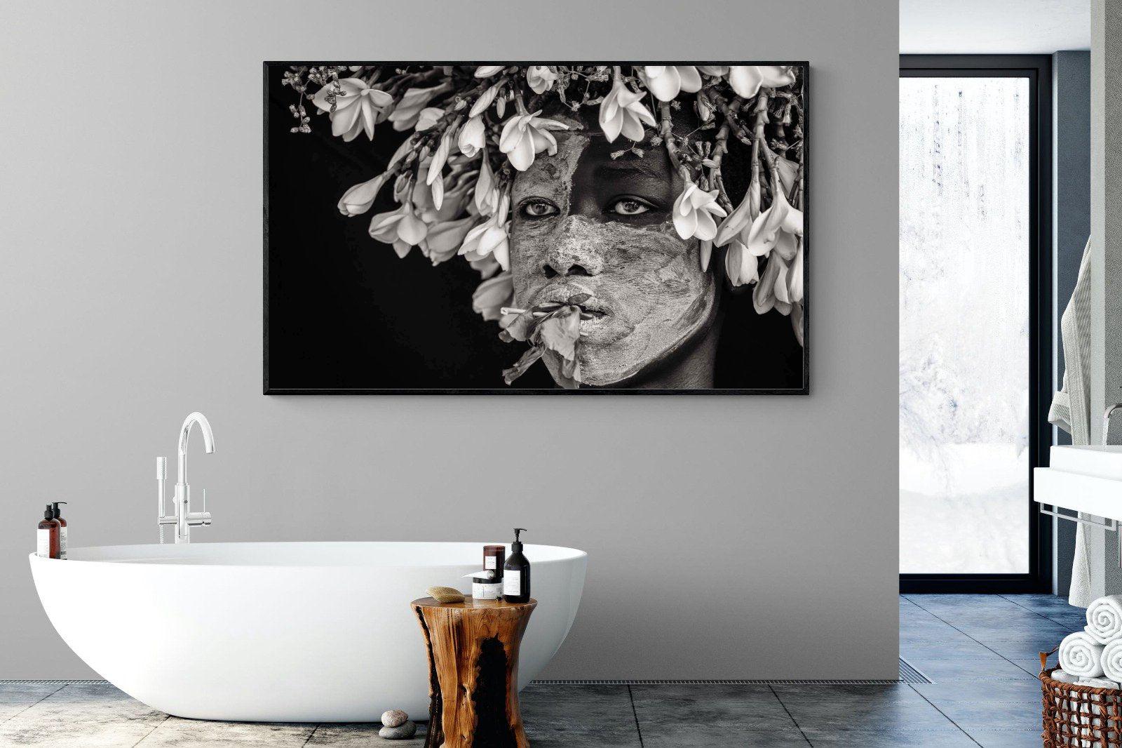 Beautification-Wall_Art-180 x 110cm-Mounted Canvas-Black-Pixalot