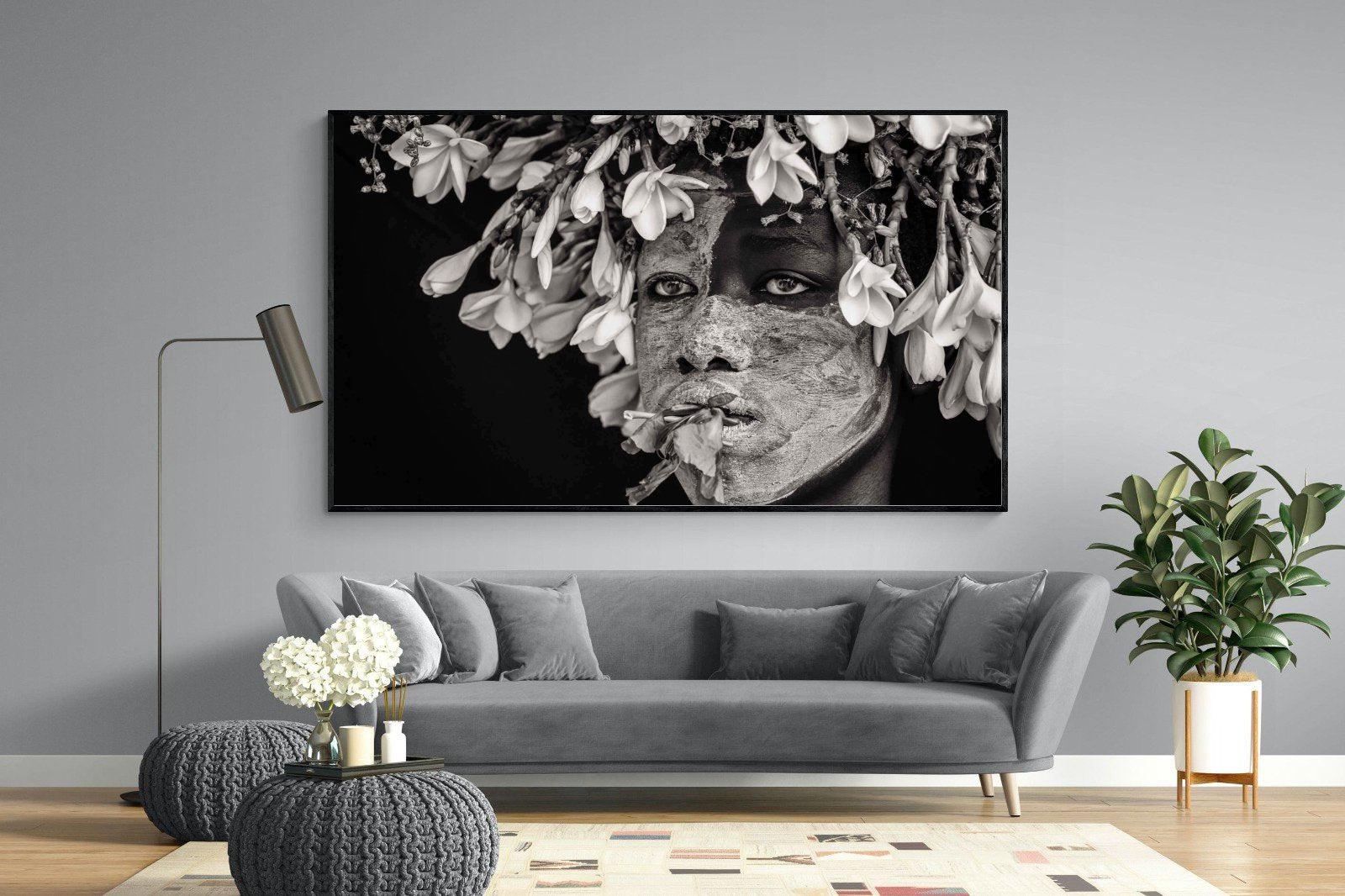 Beautification-Wall_Art-220 x 130cm-Mounted Canvas-Black-Pixalot