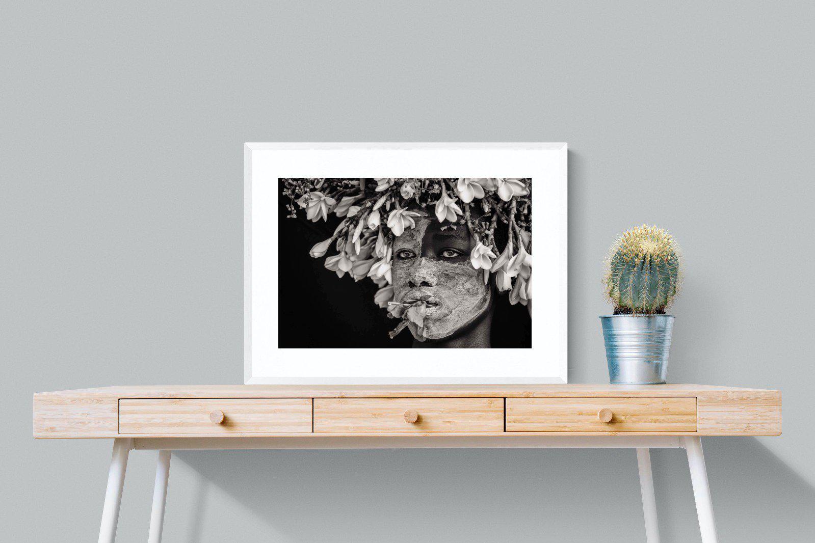 Beautification-Wall_Art-80 x 60cm-Framed Print-White-Pixalot