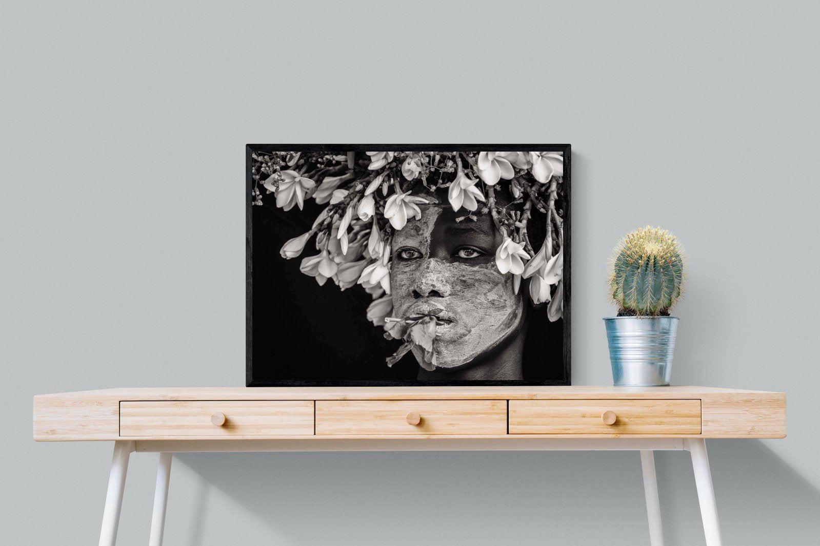 Beautification-Wall_Art-80 x 60cm-Mounted Canvas-Black-Pixalot