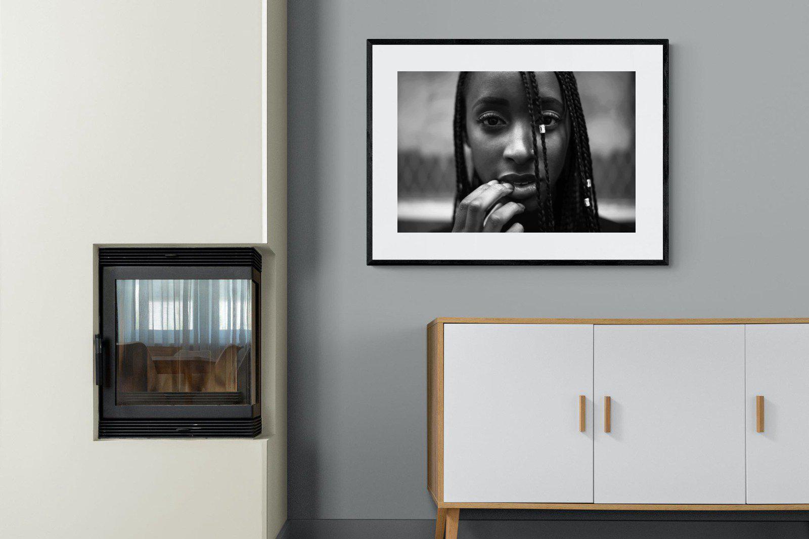 Beauty-Wall_Art-100 x 75cm-Framed Print-Black-Pixalot