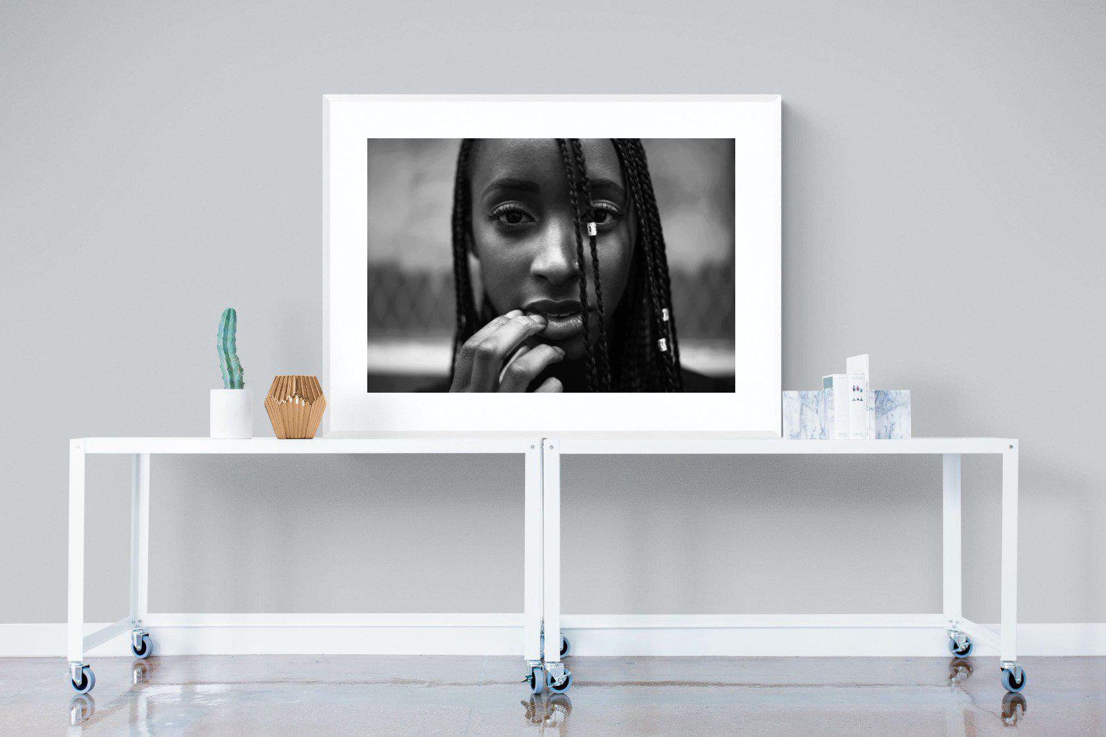 Beauty-Wall_Art-120 x 90cm-Framed Print-White-Pixalot