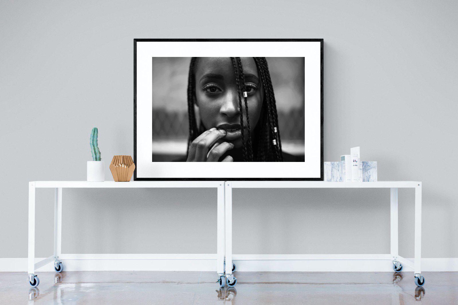 Beauty-Wall_Art-120 x 90cm-Framed Print-Black-Pixalot