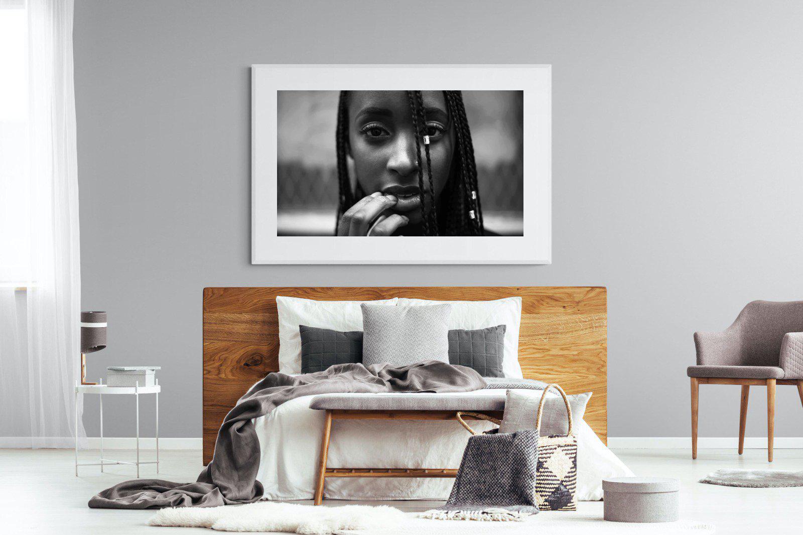 Beauty-Wall_Art-150 x 100cm-Framed Print-White-Pixalot