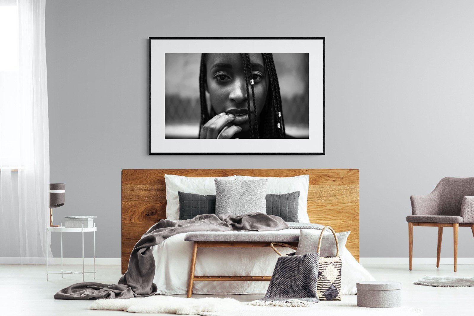Beauty-Wall_Art-150 x 100cm-Framed Print-Black-Pixalot