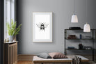 Bee-Wall_Art-100 x 150cm-Framed Print-Wood-Pixalot