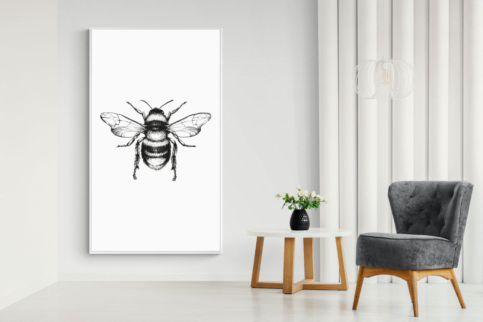 Bee-Wall_Art-130 x 220cm-Mounted Canvas-White-Pixalot