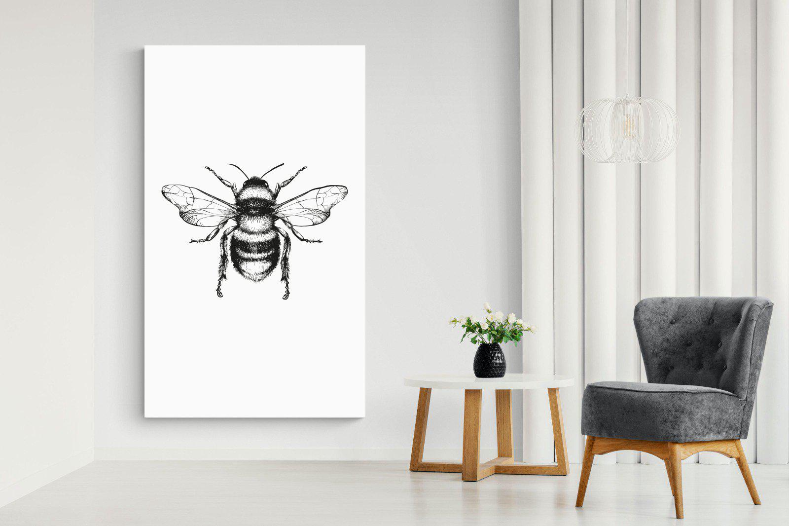 Bee-Wall_Art-130 x 220cm-Mounted Canvas-No Frame-Pixalot