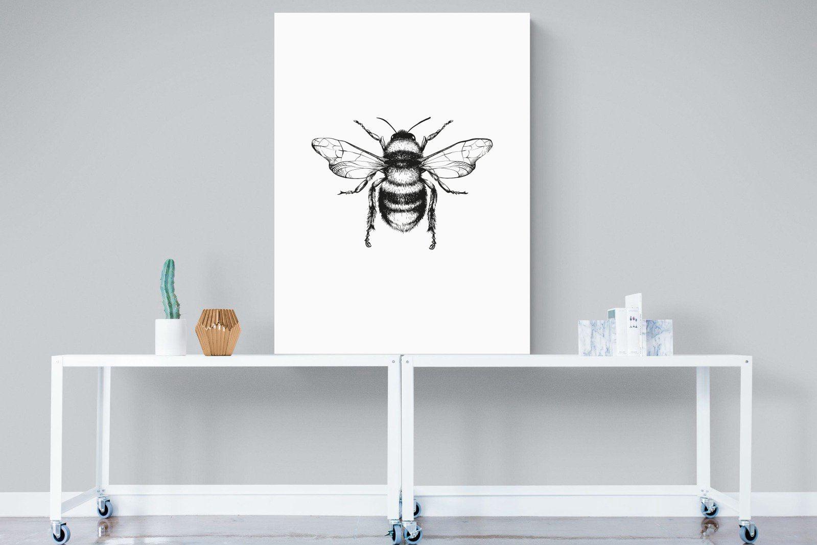 Bee-Wall_Art-90 x 120cm-Mounted Canvas-No Frame-Pixalot