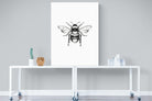 Bee-Wall_Art-90 x 120cm-Mounted Canvas-No Frame-Pixalot