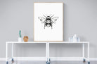 Bee-Wall_Art-90 x 120cm-Mounted Canvas-Wood-Pixalot