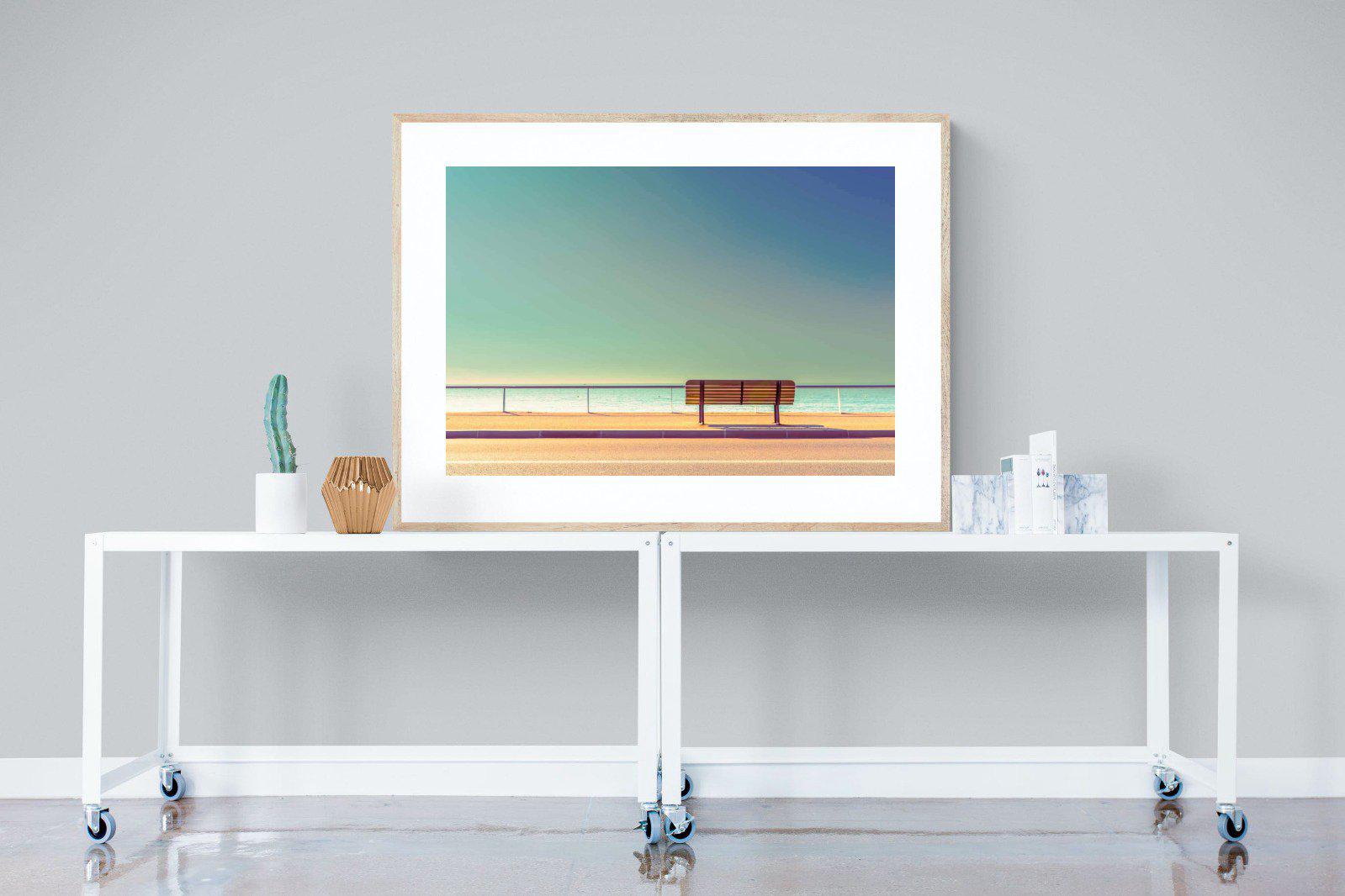 Bench-Wall_Art-120 x 90cm-Framed Print-Wood-Pixalot