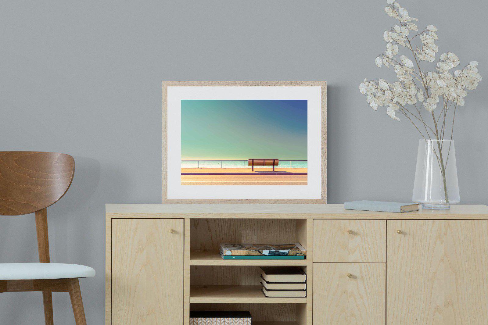 Bench-Wall_Art-60 x 45cm-Framed Print-Wood-Pixalot