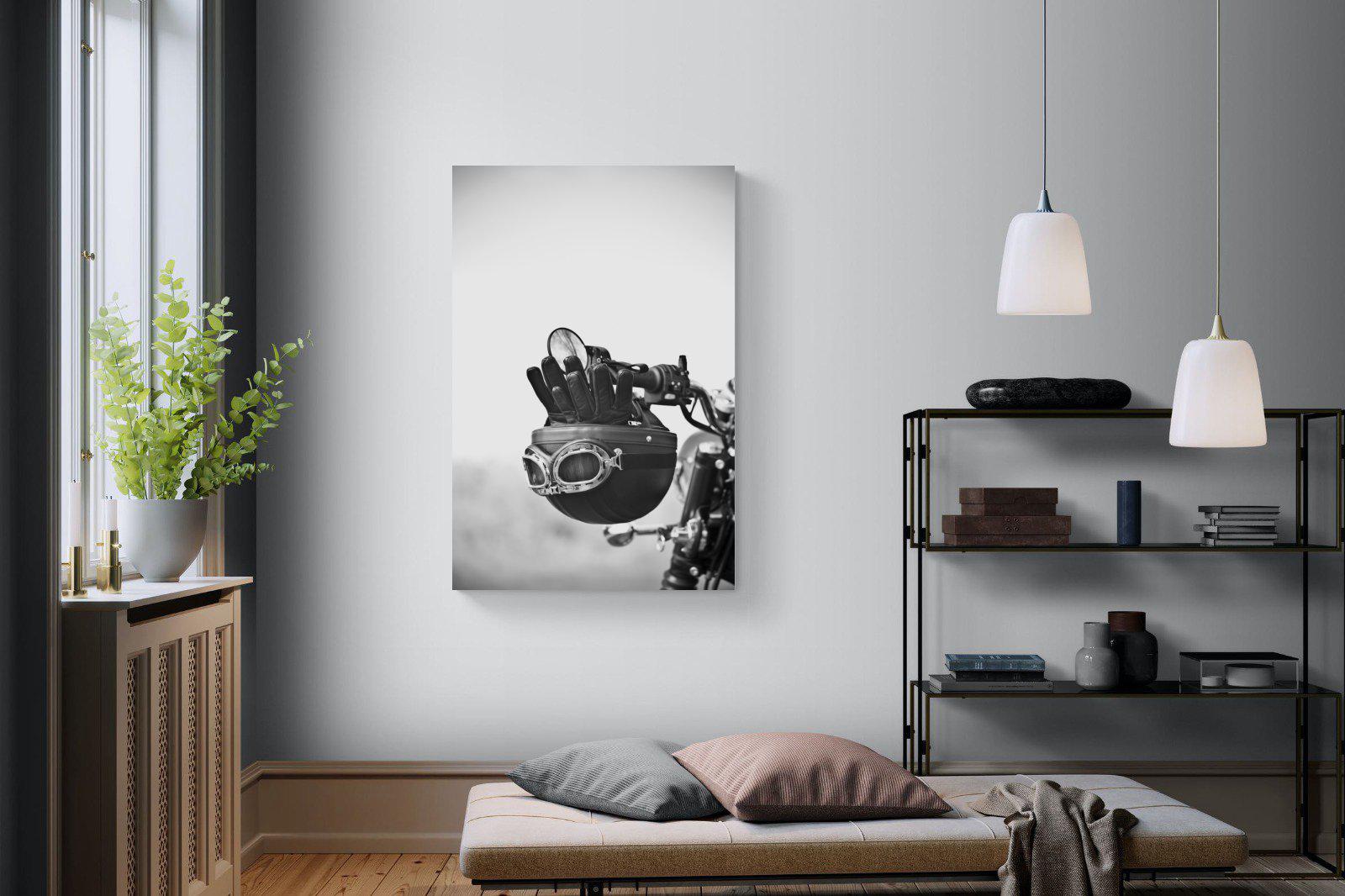 Biker Gear-Wall_Art-100 x 150cm-Mounted Canvas-No Frame-Pixalot