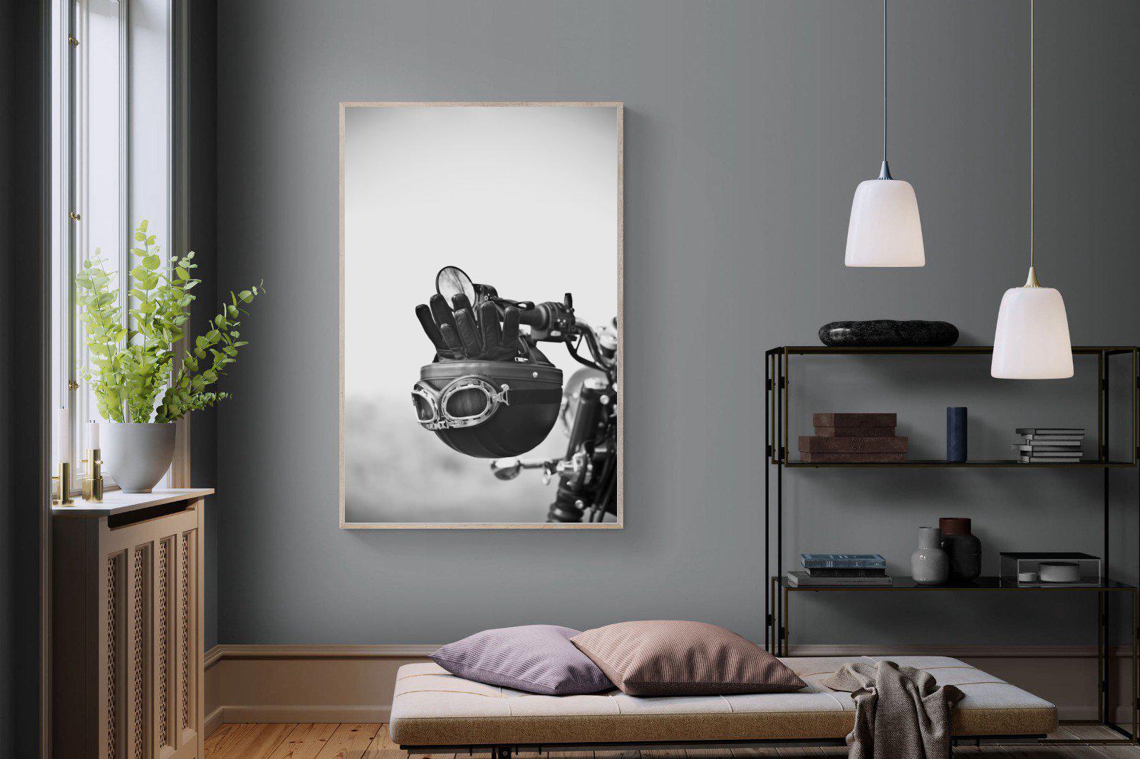 Biker Gear-Wall_Art-120 x 180cm-Mounted Canvas-Wood-Pixalot