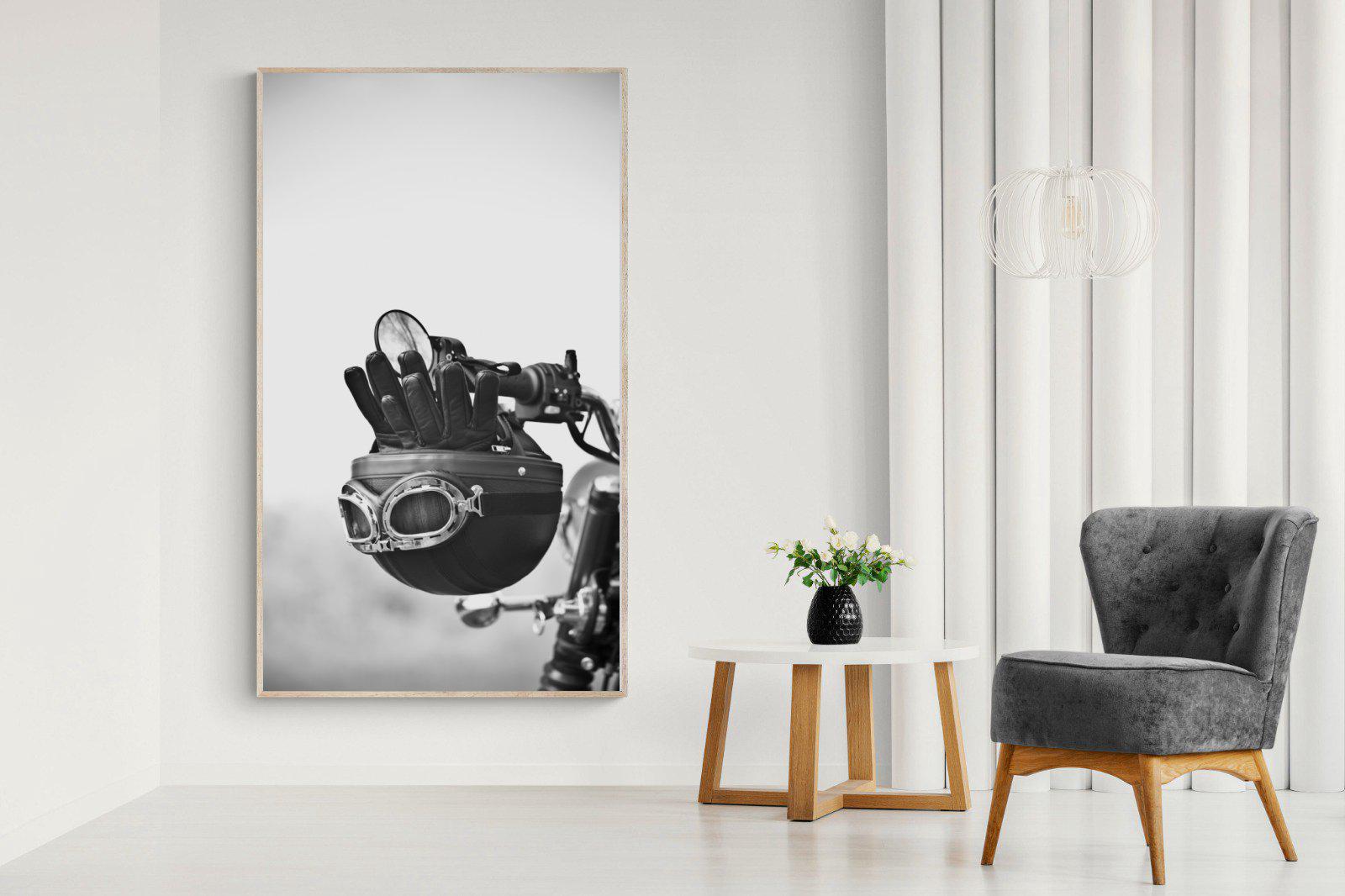 Biker Gear-Wall_Art-130 x 220cm-Mounted Canvas-Wood-Pixalot