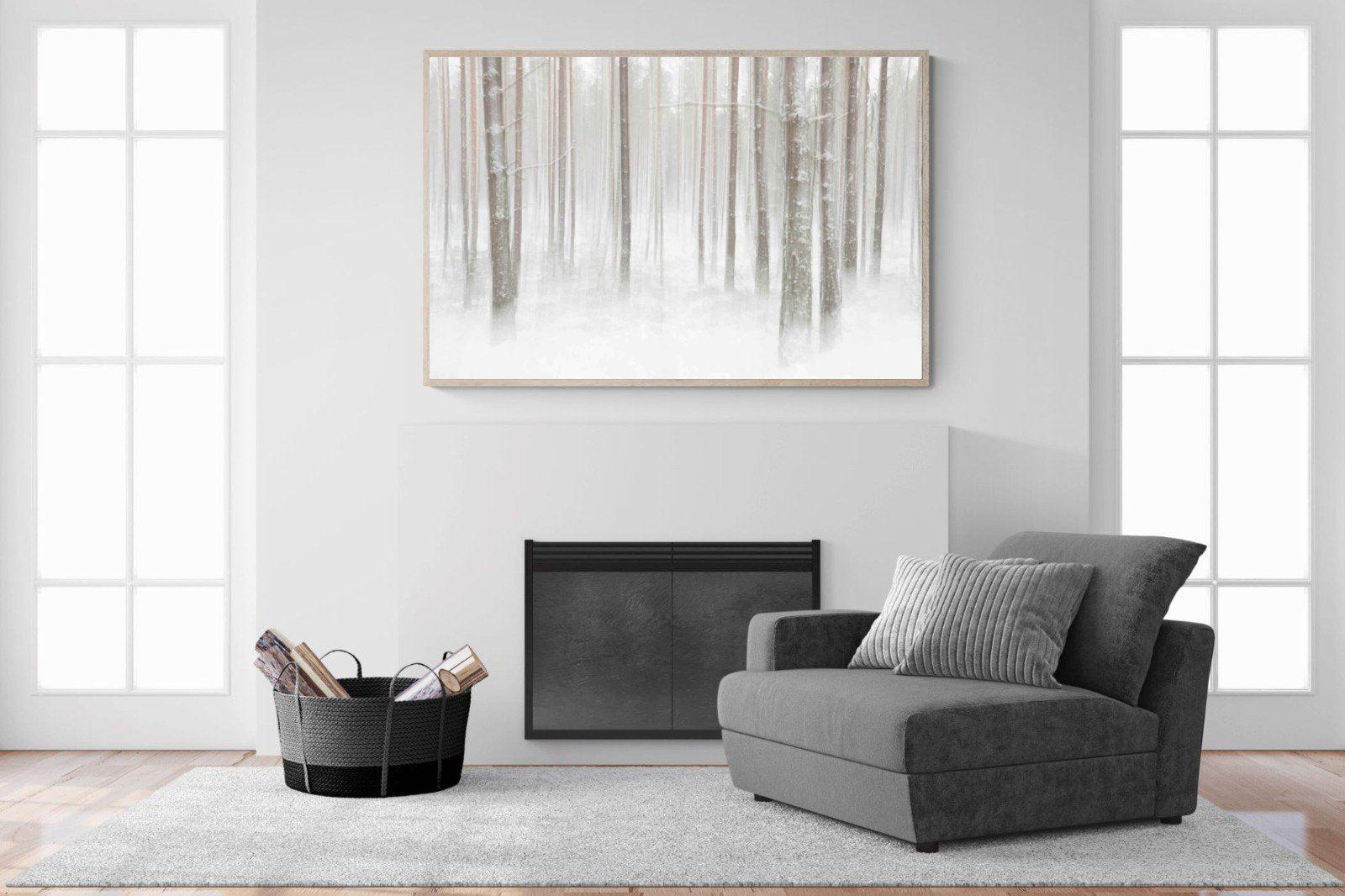 Birch Forest-Wall_Art-150 x 100cm-Mounted Canvas-Wood-Pixalot