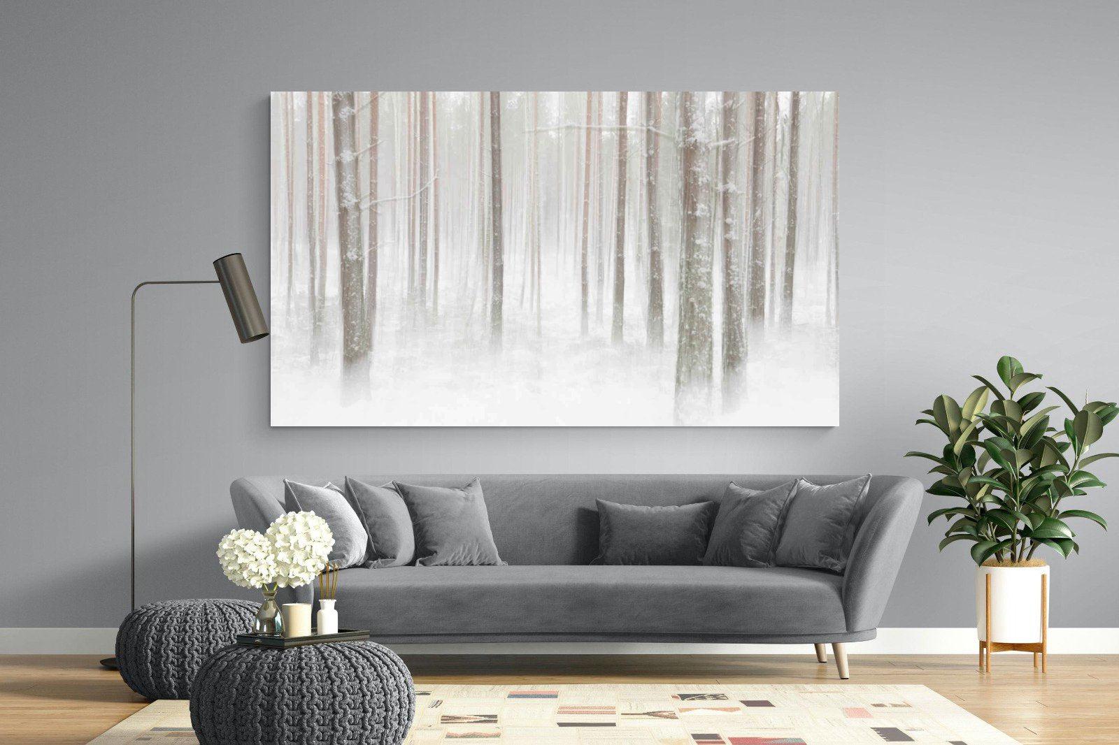 Birch Forest-Wall_Art-220 x 130cm-Mounted Canvas-No Frame-Pixalot