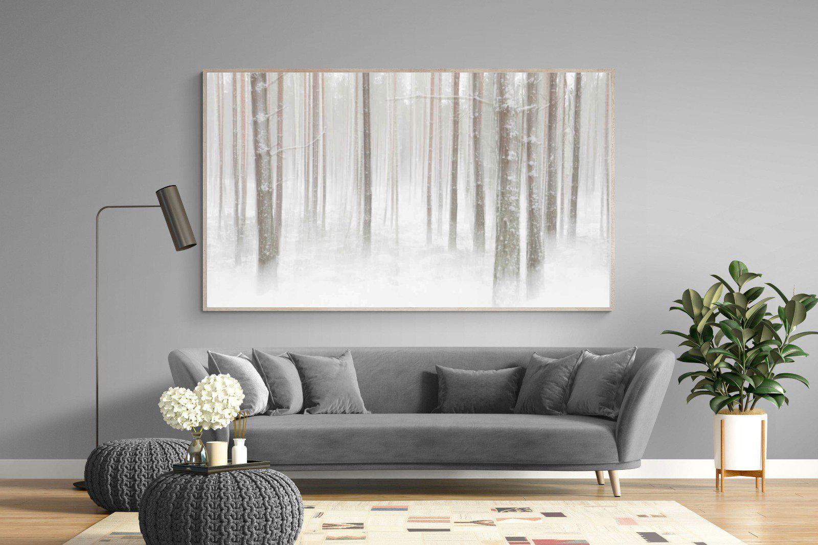 Birch Forest-Wall_Art-220 x 130cm-Mounted Canvas-Wood-Pixalot