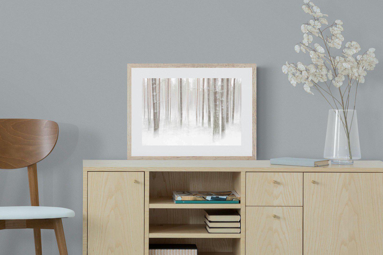 Birch Forest-Wall_Art-60 x 45cm-Framed Print-Wood-Pixalot