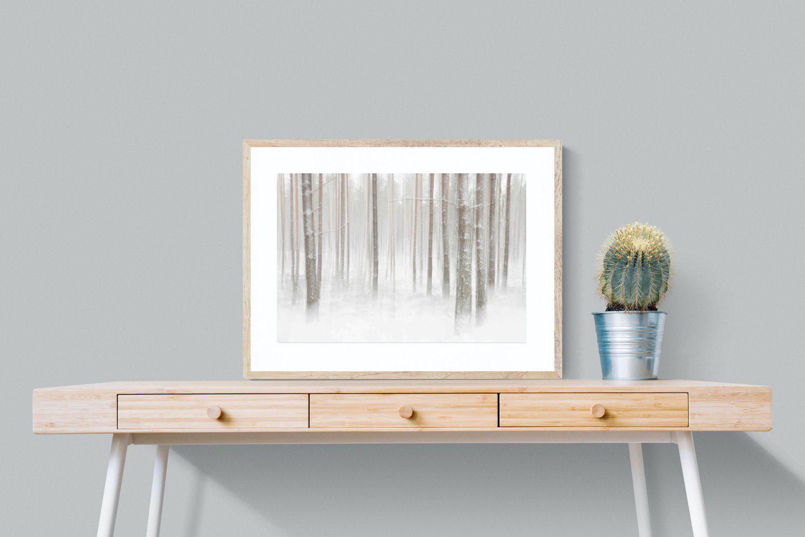Birch Forest-Wall_Art-80 x 60cm-Framed Print-Wood-Pixalot