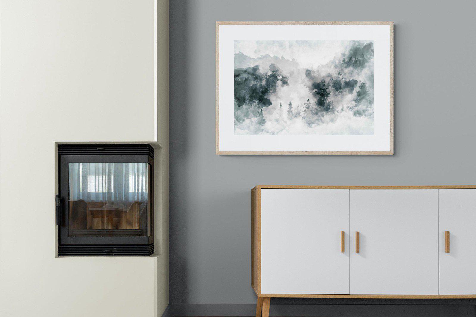 Birch Trees-Wall_Art-100 x 75cm-Framed Print-Wood-Pixalot