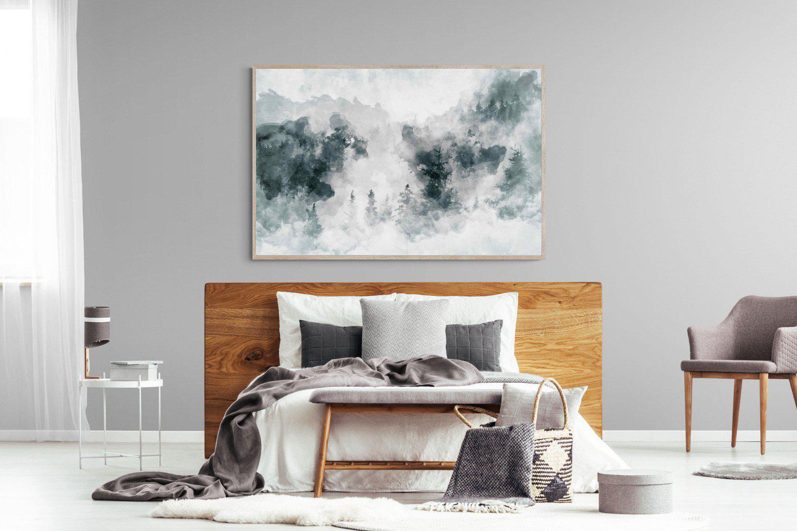 Birch Trees-Wall_Art-150 x 100cm-Mounted Canvas-Wood-Pixalot