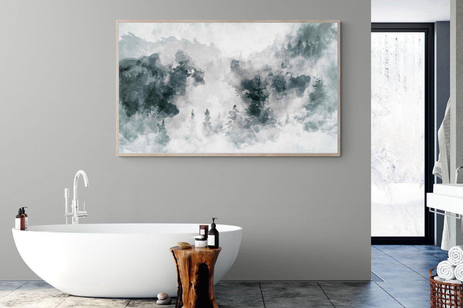 Birch Trees-Wall_Art-180 x 110cm-Mounted Canvas-Wood-Pixalot
