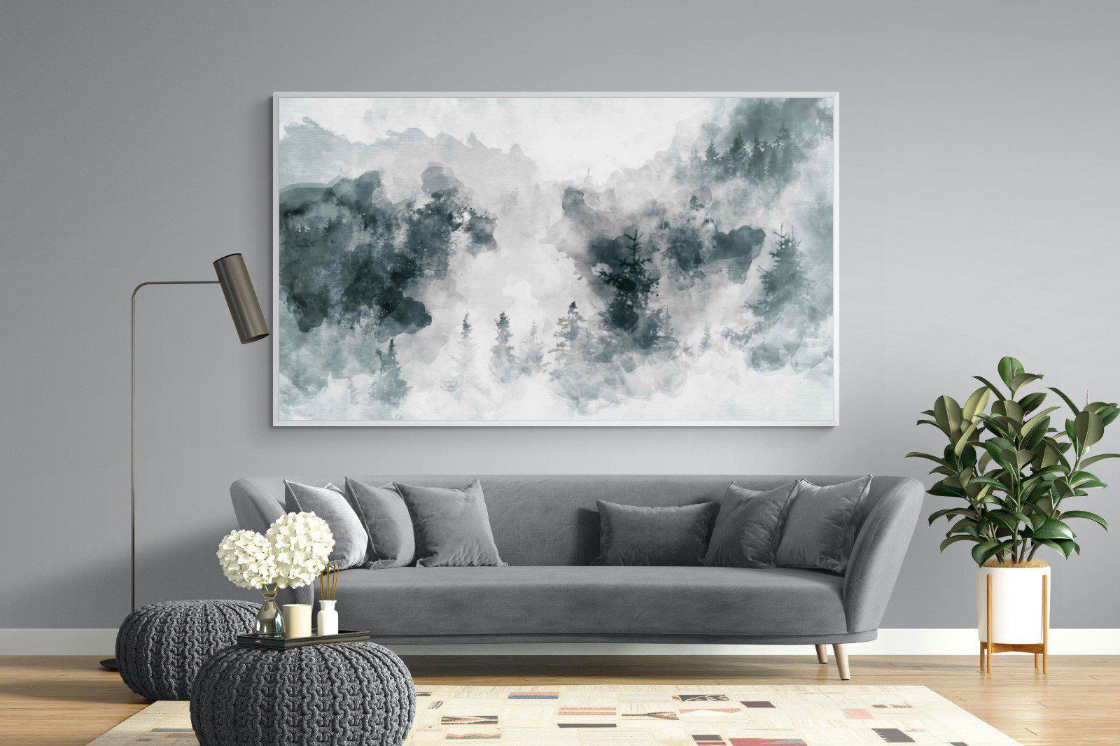 Birch Trees-Wall_Art-220 x 130cm-Mounted Canvas-White-Pixalot
