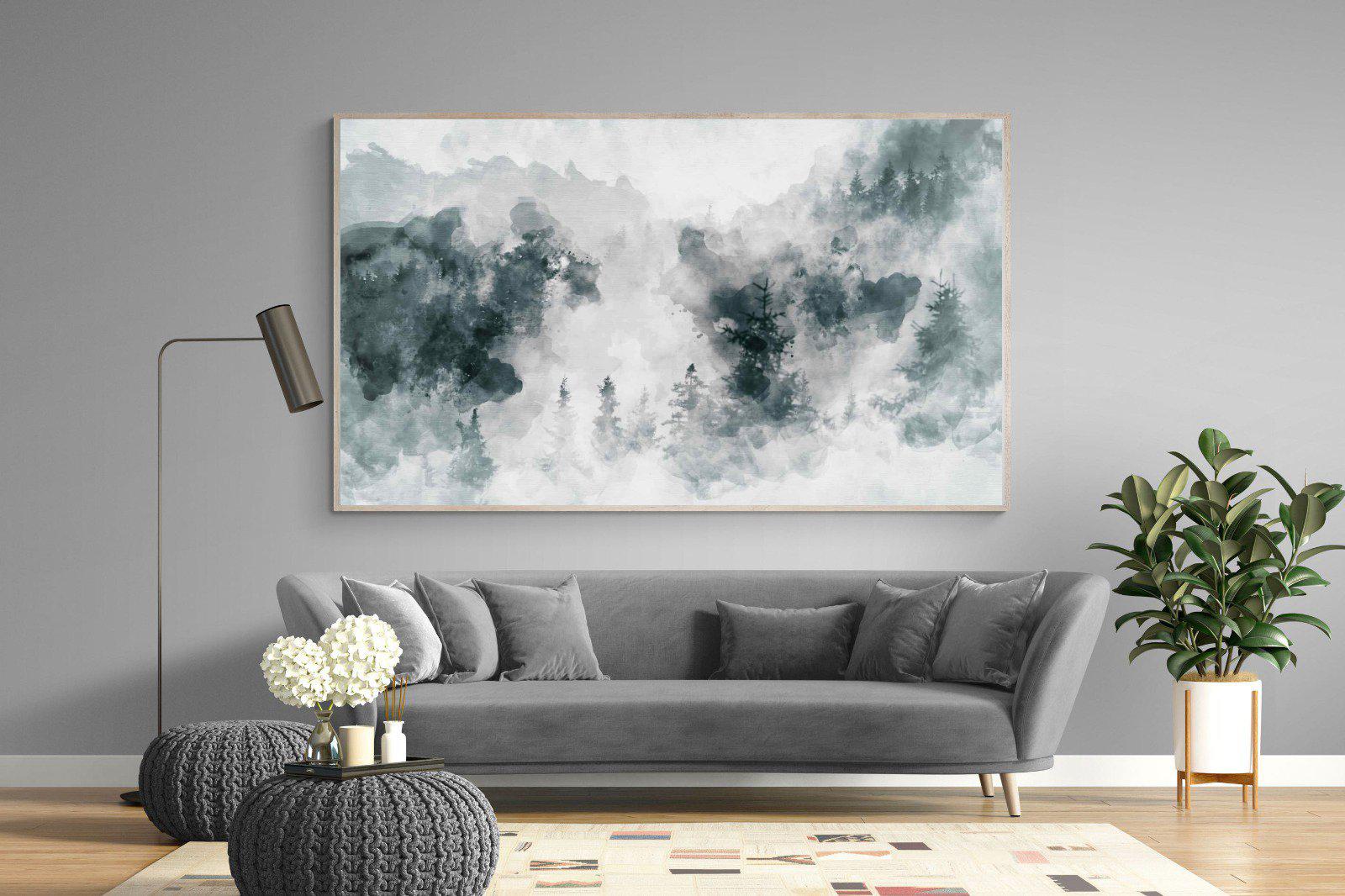 Birch Trees-Wall_Art-220 x 130cm-Mounted Canvas-Wood-Pixalot