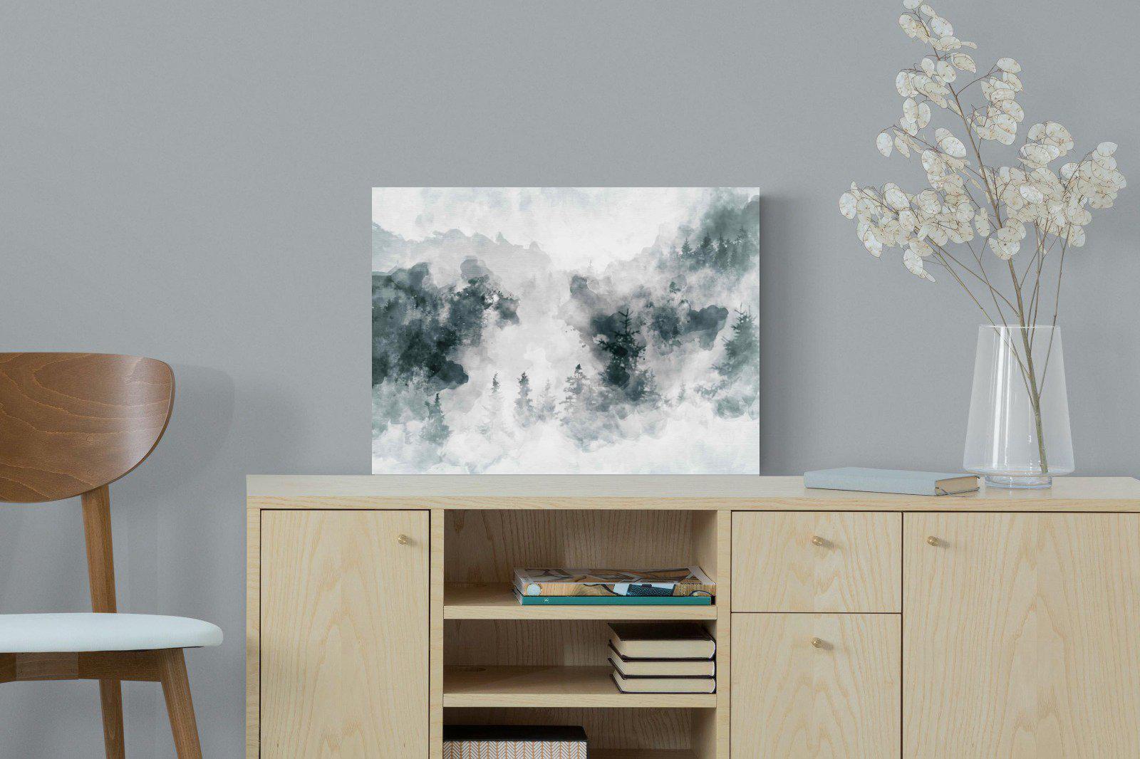 Birch Trees-Wall_Art-60 x 45cm-Mounted Canvas-No Frame-Pixalot