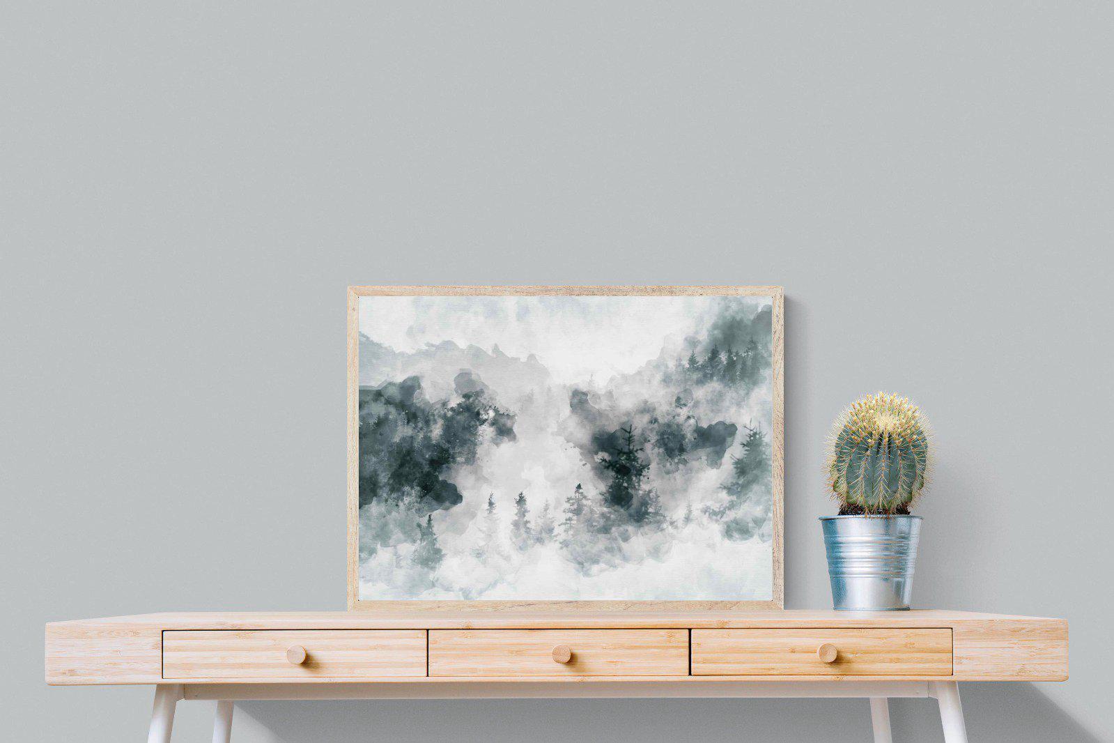 Birch Trees-Wall_Art-80 x 60cm-Mounted Canvas-Wood-Pixalot