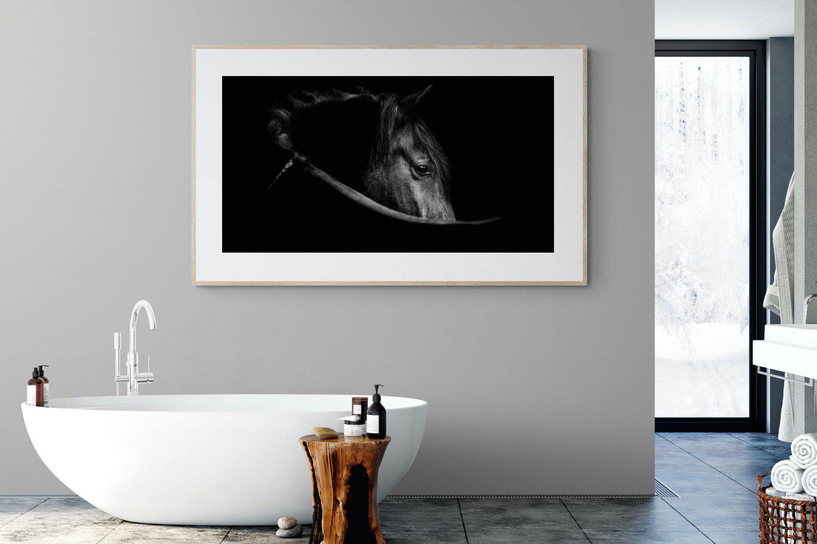 Black Beauty-Wall_Art-180 x 110cm-Framed Print-Wood-Pixalot