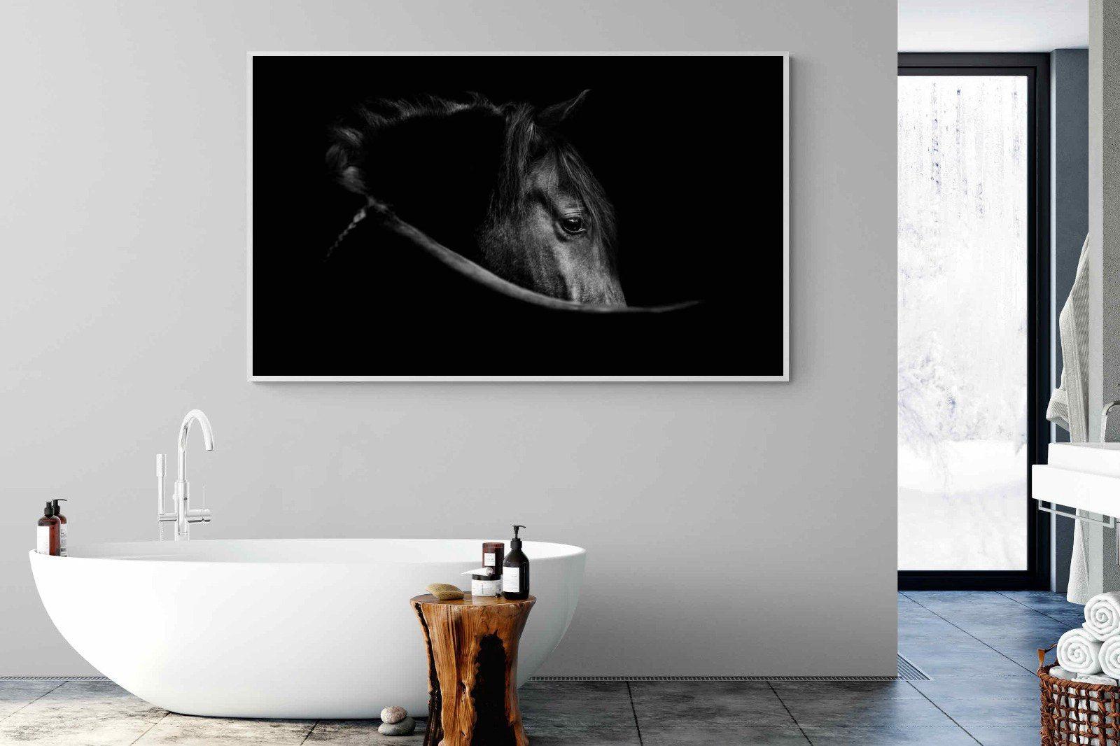 Black Beauty-Wall_Art-180 x 110cm-Mounted Canvas-White-Pixalot