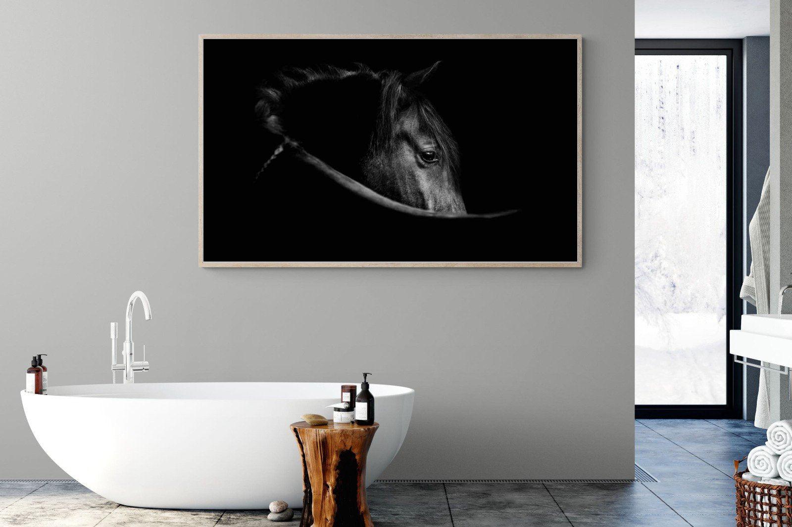 Black Beauty-Wall_Art-180 x 110cm-Mounted Canvas-Wood-Pixalot
