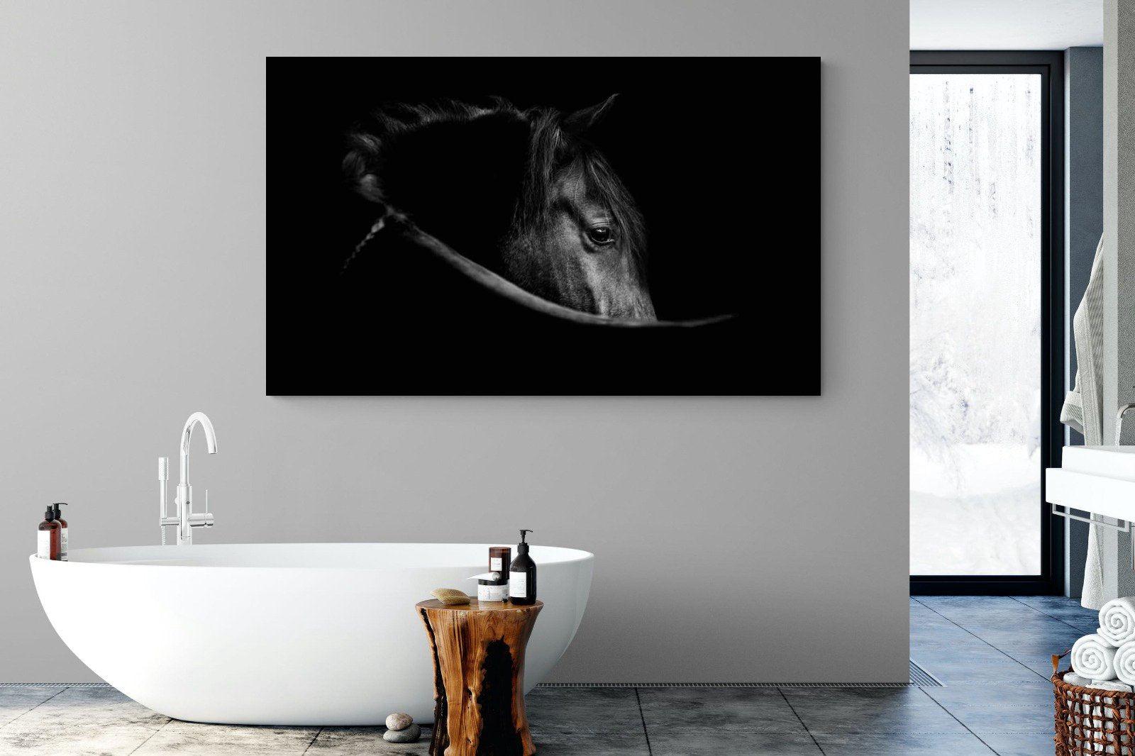 Black Beauty-Wall_Art-180 x 110cm-Mounted Canvas-No Frame-Pixalot