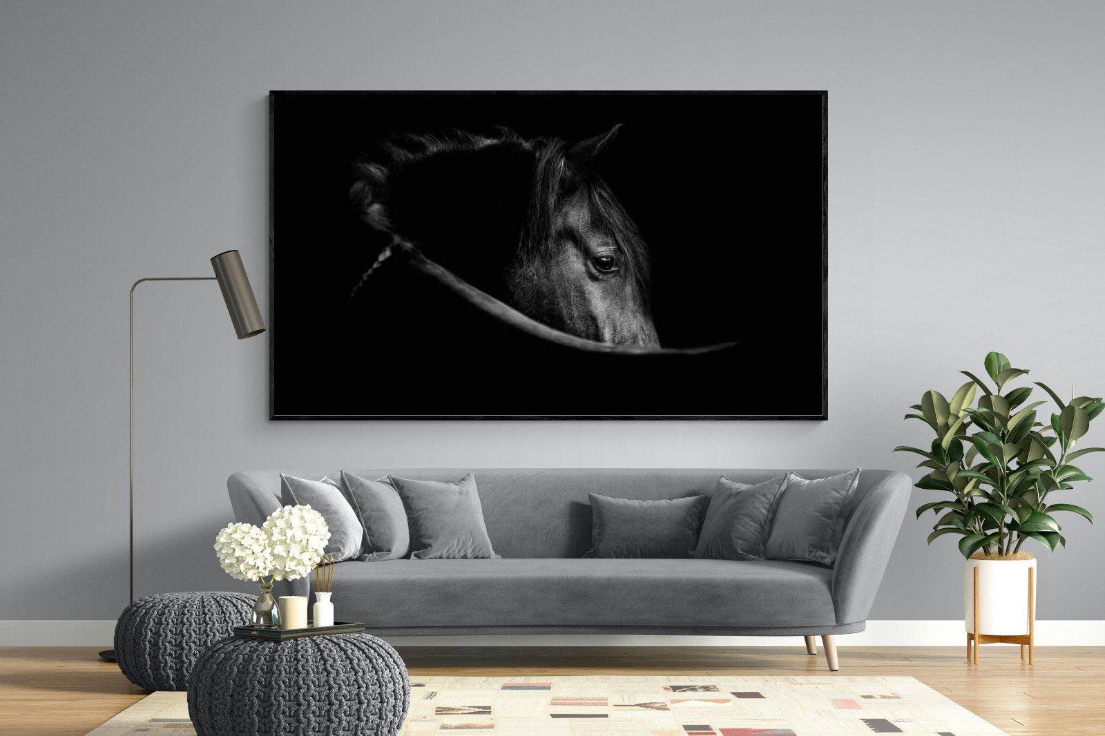 Black Beauty-Wall_Art-220 x 130cm-Mounted Canvas-Black-Pixalot