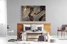 Black & Gold Marble-Wall_Art-150 x 100cm-Mounted Canvas-Wood-Pixalot