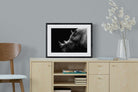 Black Rhino-Wall_Art-60 x 45cm-Framed Print-Black-Pixalot