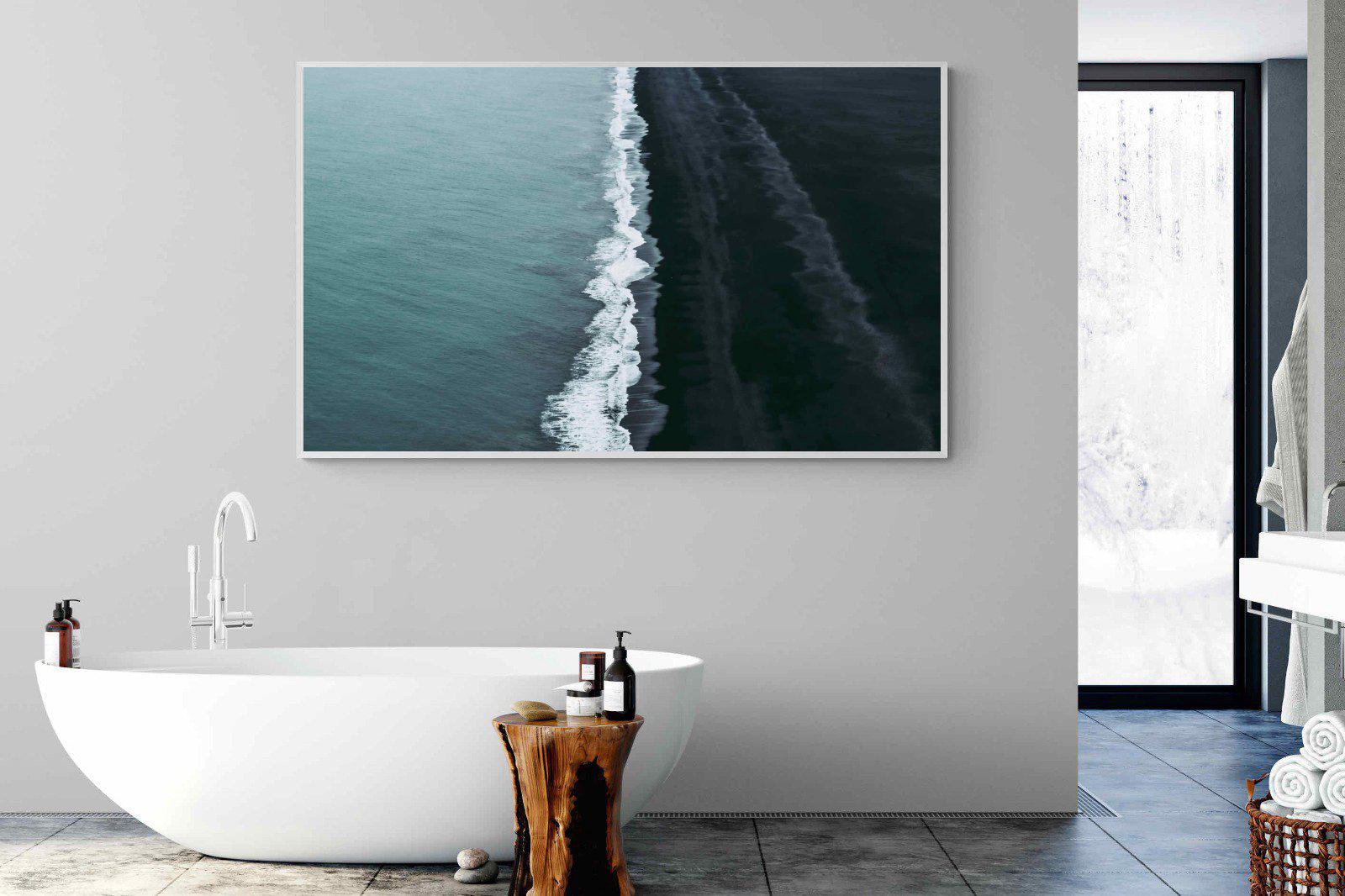 Black Shore-Wall_Art-180 x 110cm-Mounted Canvas-White-Pixalot