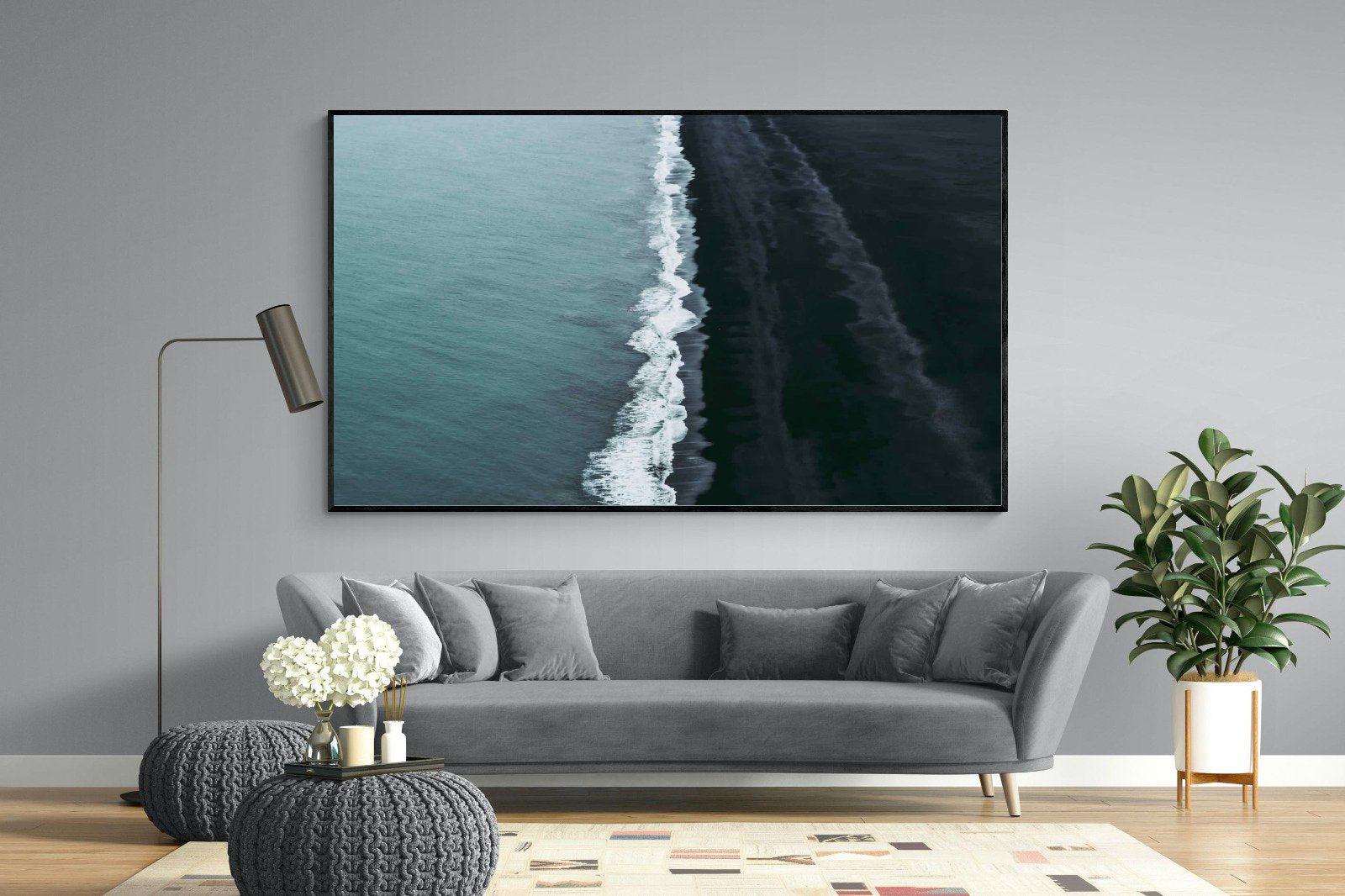 Black Shore-Wall_Art-220 x 130cm-Mounted Canvas-Black-Pixalot