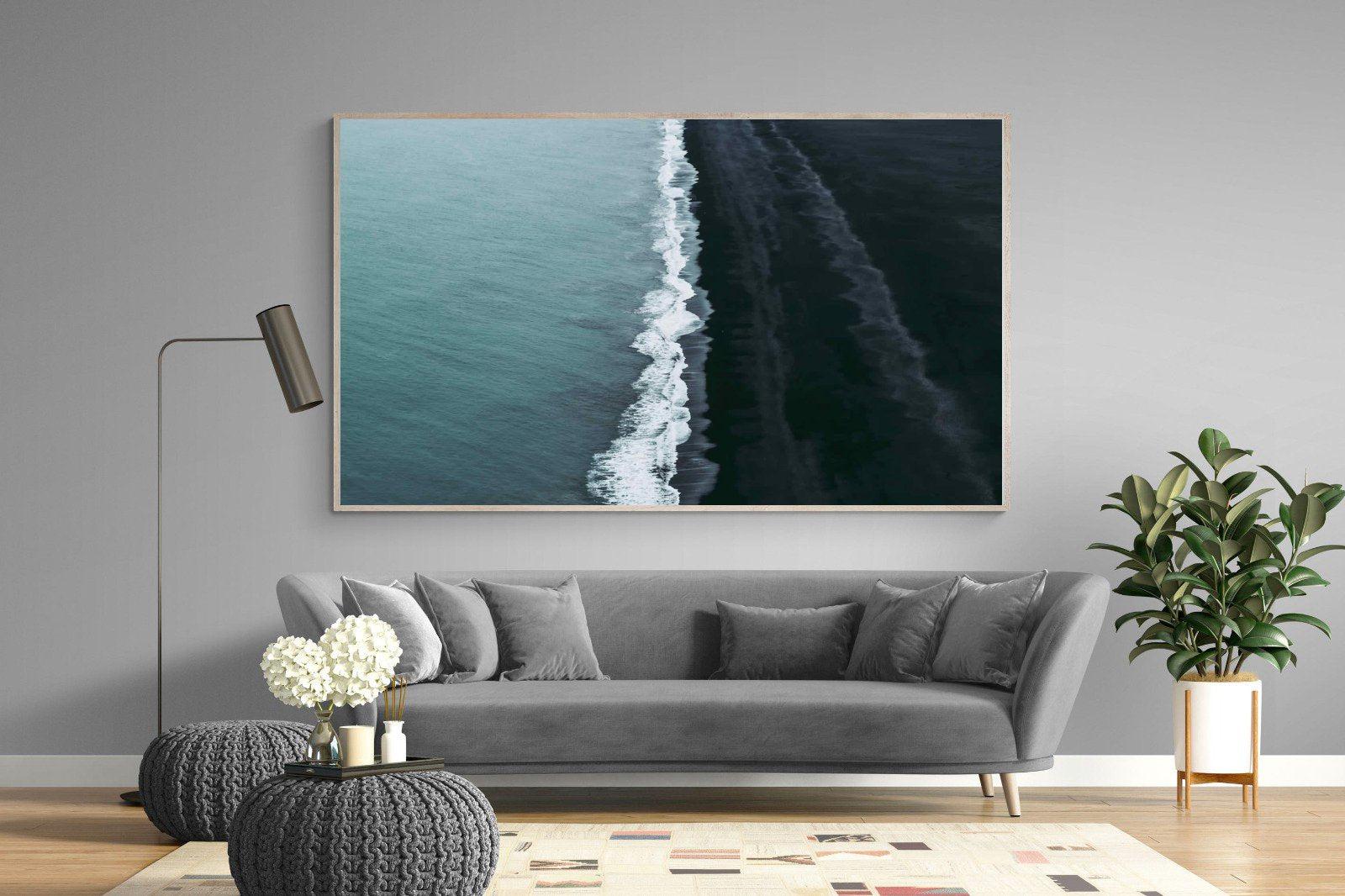 Black Shore-Wall_Art-220 x 130cm-Mounted Canvas-Wood-Pixalot