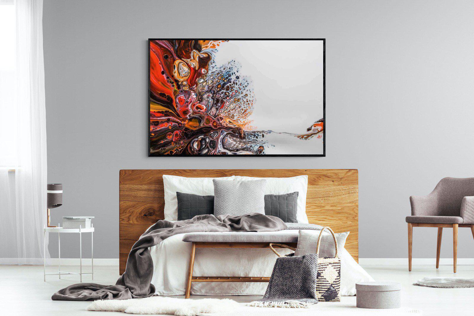 Blend-Wall_Art-150 x 100cm-Mounted Canvas-Black-Pixalot