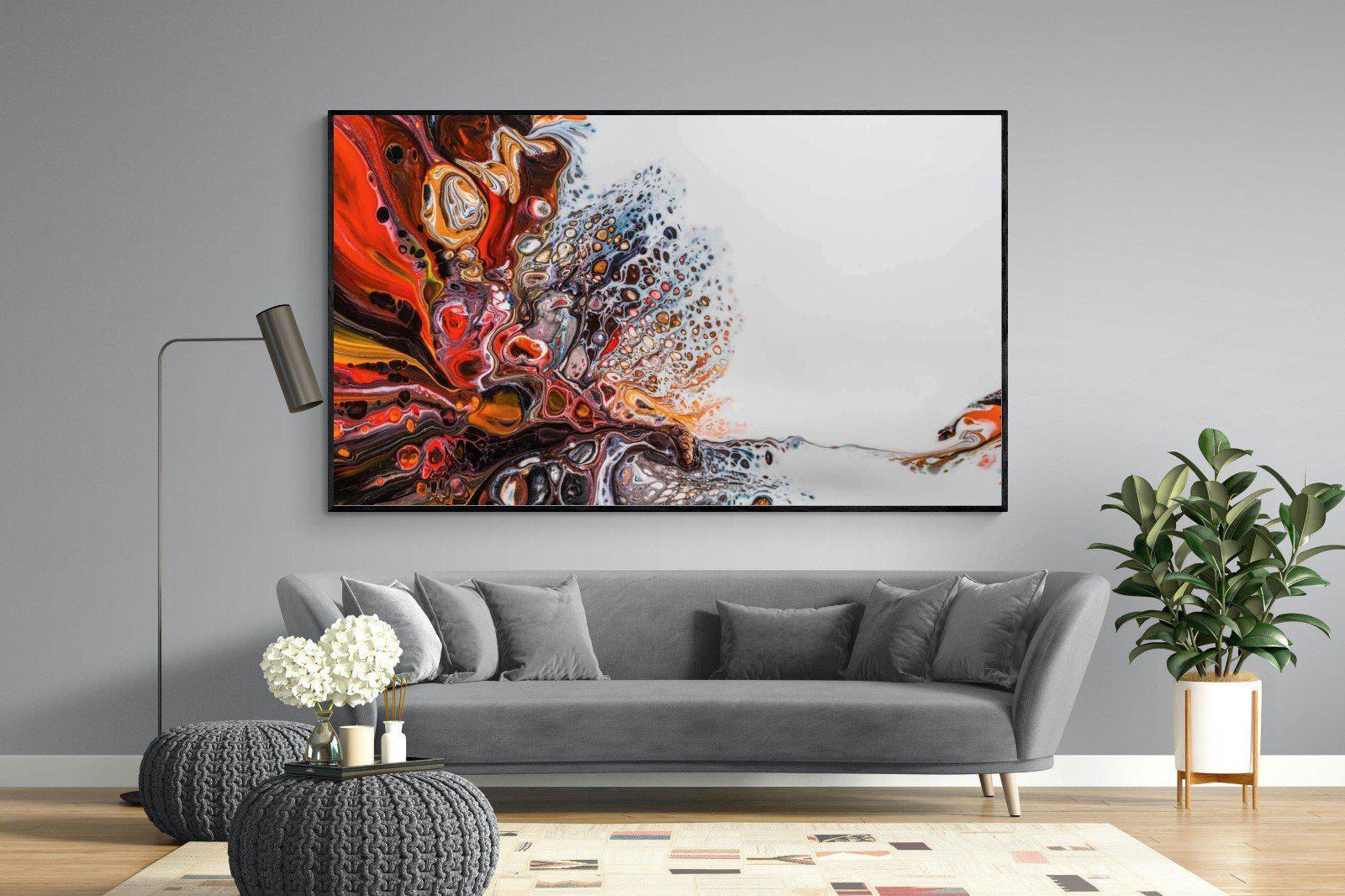Blend-Wall_Art-220 x 130cm-Mounted Canvas-Black-Pixalot