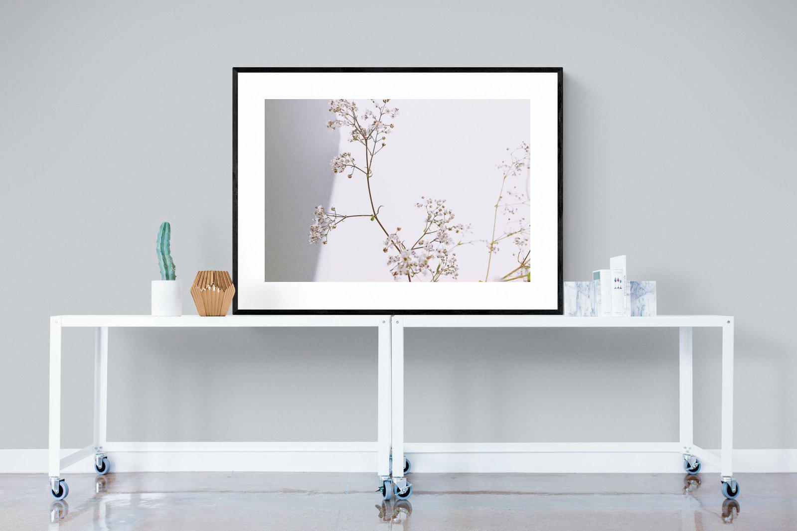 Blossom-Wall_Art-120 x 90cm-Framed Print-Black-Pixalot