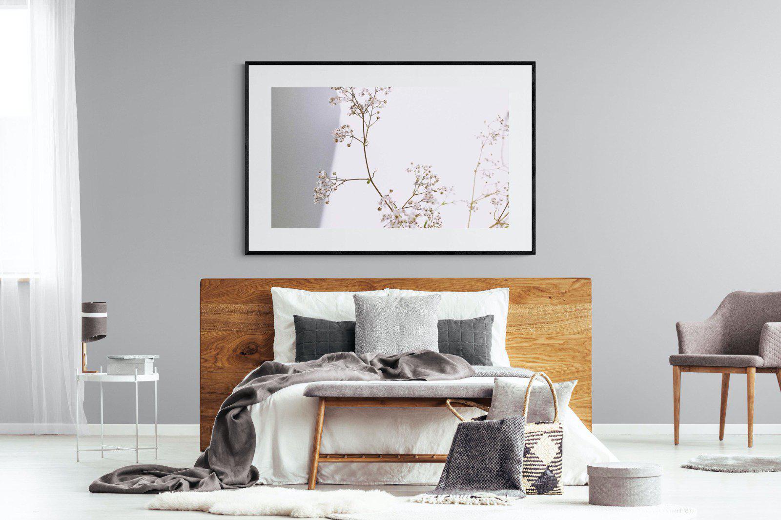 Blossom-Wall_Art-150 x 100cm-Framed Print-Black-Pixalot